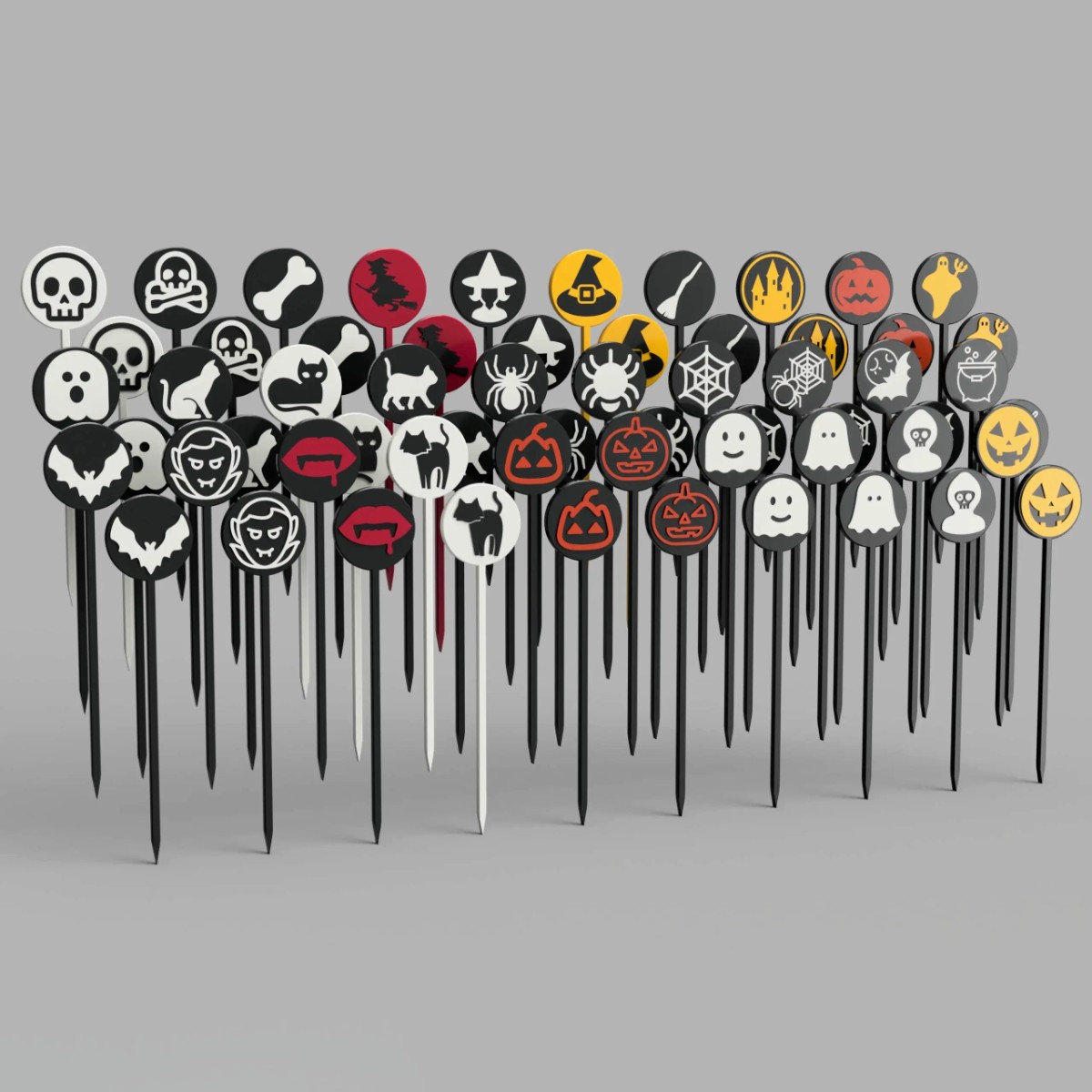 Pinchos para comida Halloween x30